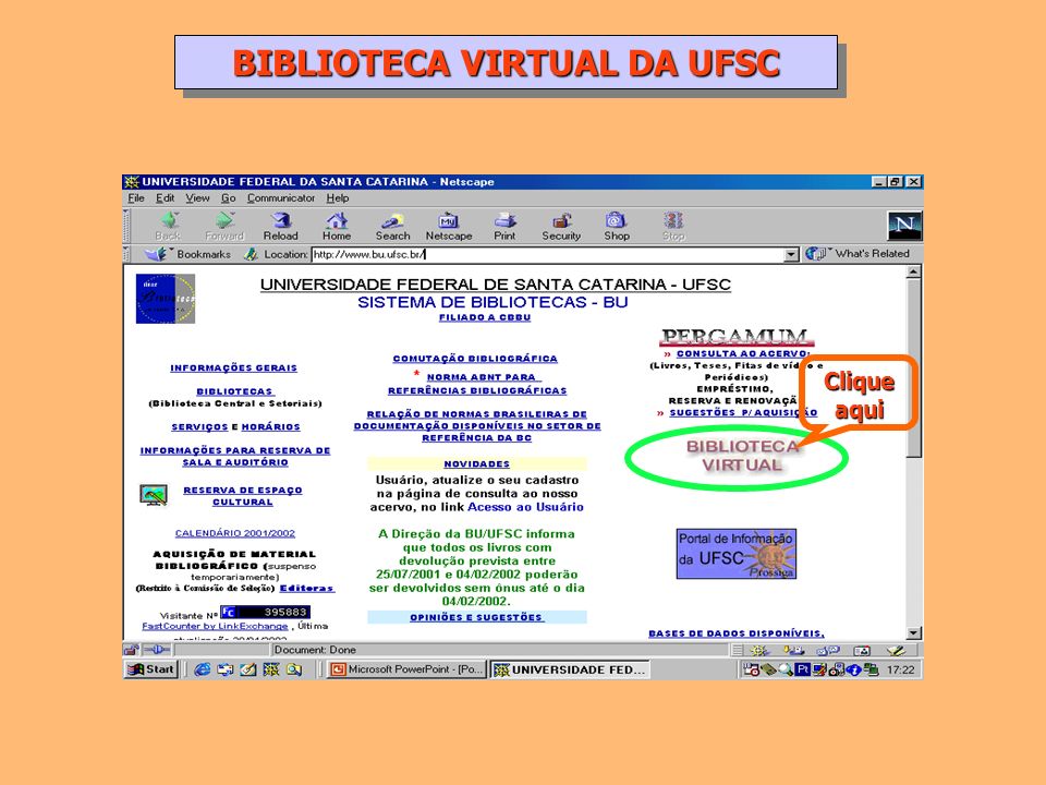 BIBLIOTECA VIRTUAL DA UFSC