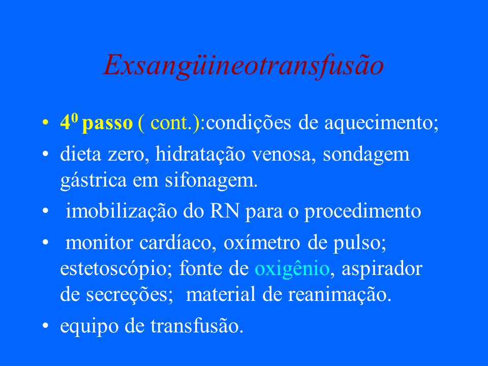 Exsangüineotransfusão