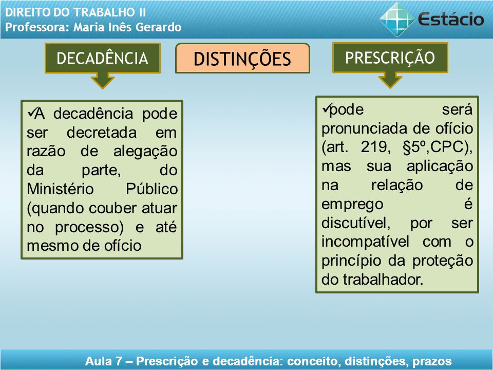 Prescrição e Decadência: conceitos, diferenças e prazos