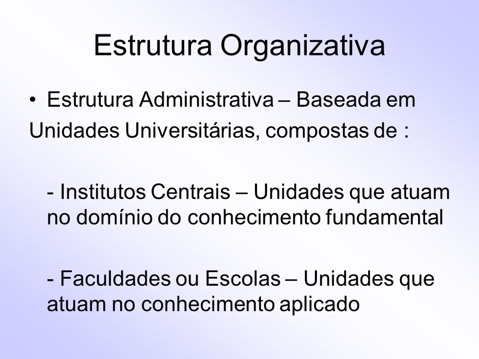Estrutura Organizativa