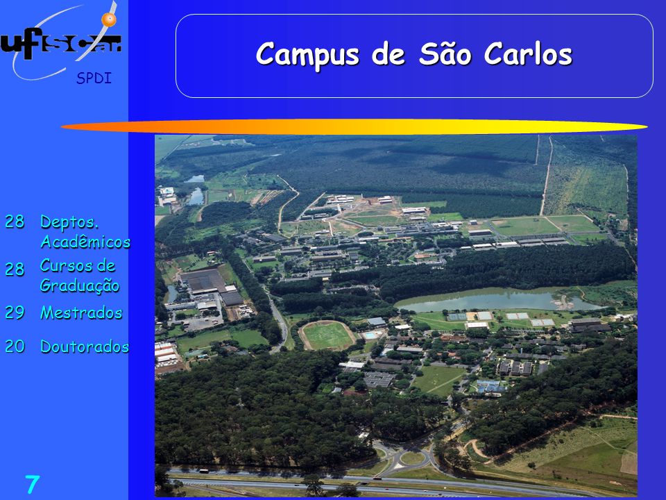 Campus de São Carlos 28 Deptos. Acadêmicos Cursos de Graduação 29