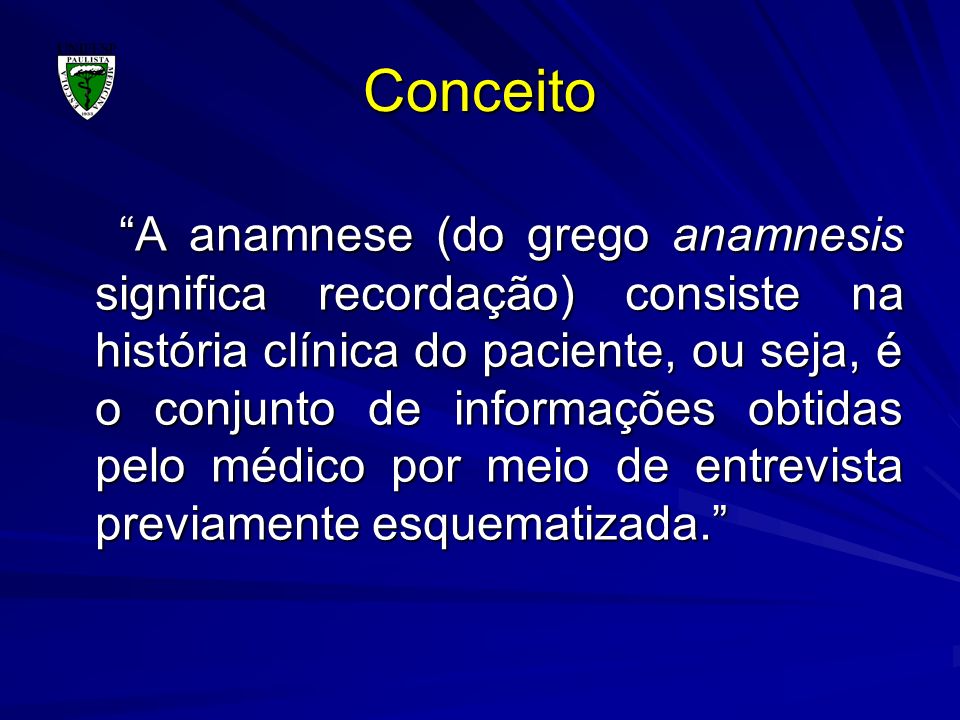 Anamnese e Relação médico-paciente - ppt carregar