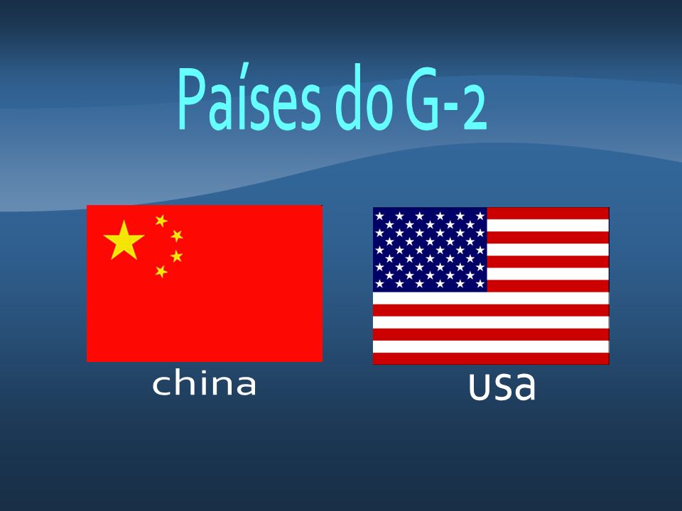 Países do G-2 china usa