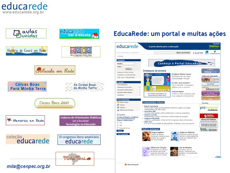 EducaRede: um portal e muitas ações