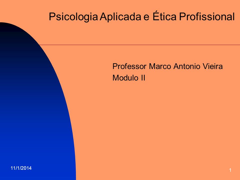 Professor Marco Antonio Vieira Modulo II