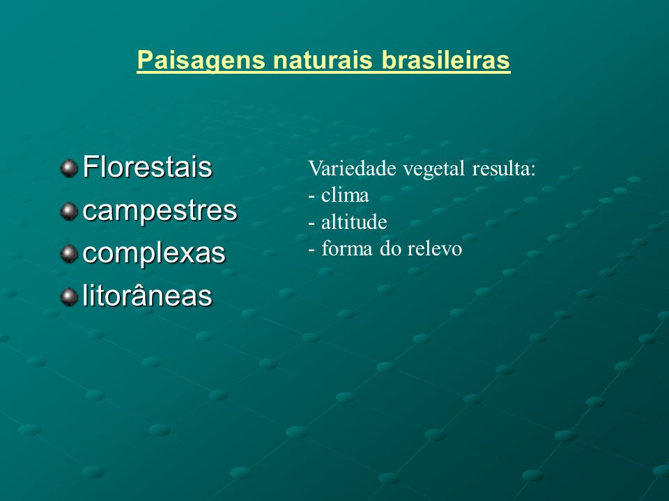 Paisagens naturais brasileiras