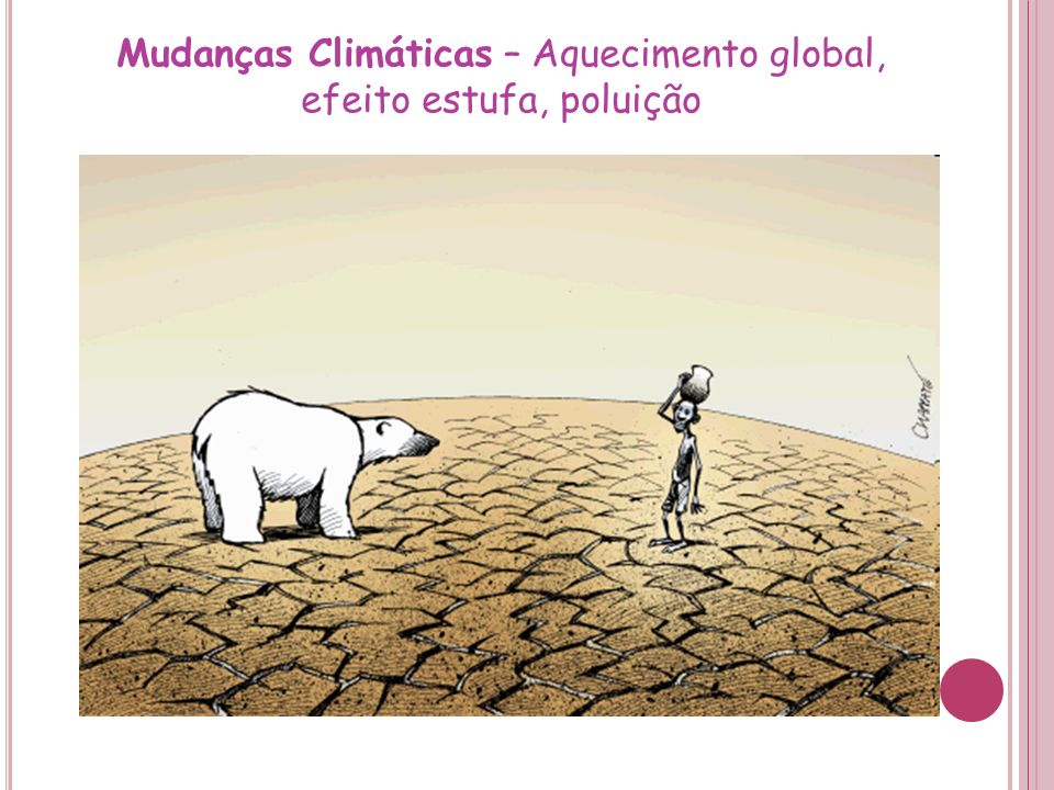 Mudanças Climáticas – Aquecimento global, efeito estufa, poluição