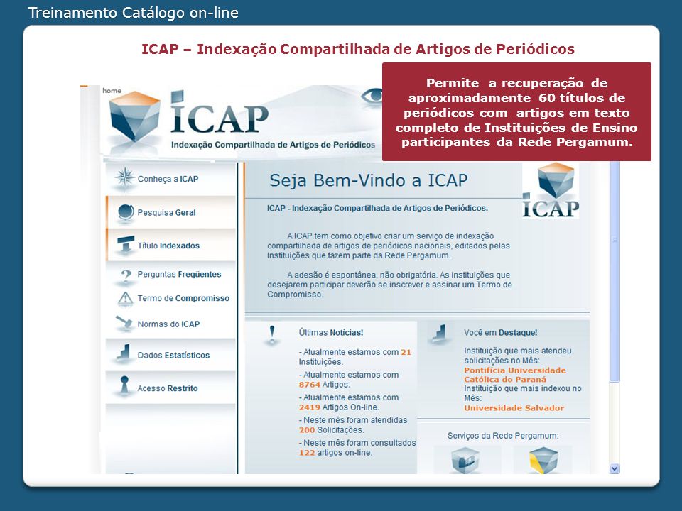 ICAP – Indexação Compartilhada de Artigos de Periódicos