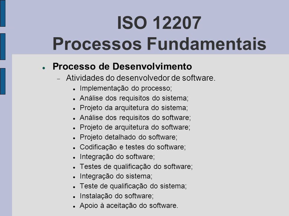 ISO Processos Fundamentais