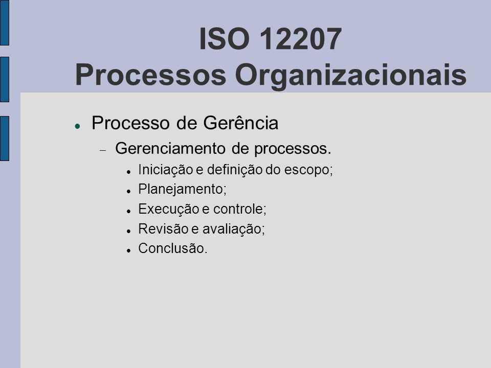 ISO Processos Organizacionais