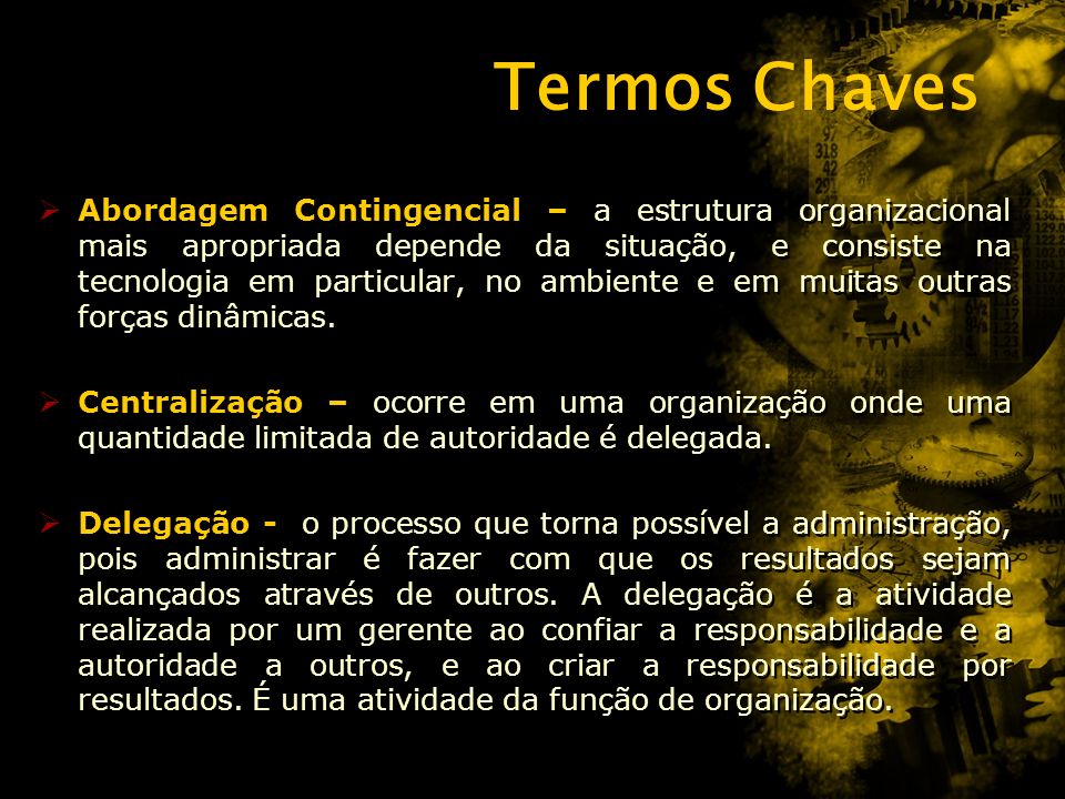 Termos Chaves