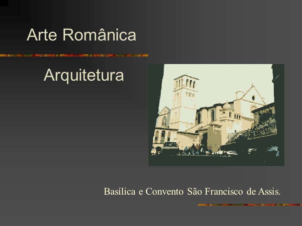 Arte Românica Arquitetura