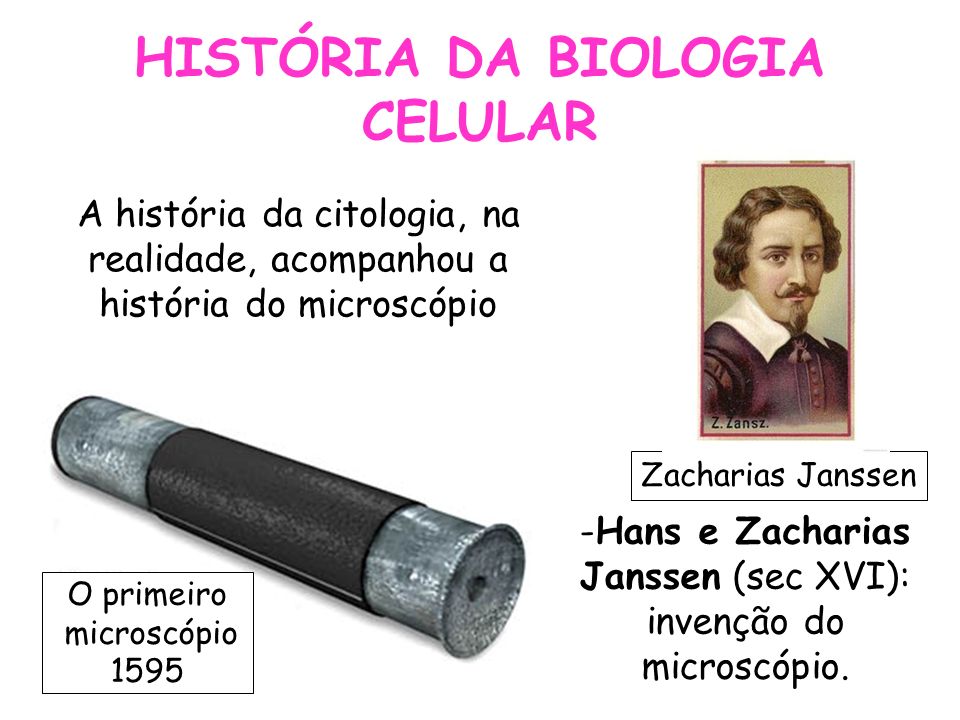 HISTÓRIA DA BIOLOGIA CELULAR