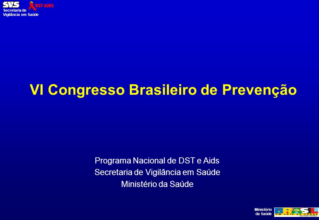 VI Congresso Brasileiro de Prevenção