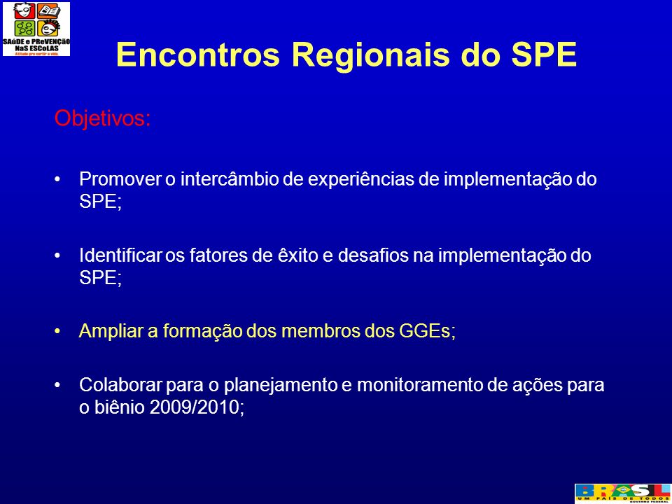 Encontros Regionais do SPE