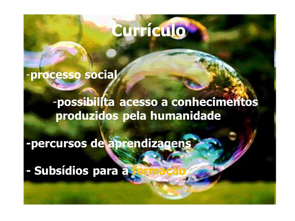 curriculo Currículo processo social