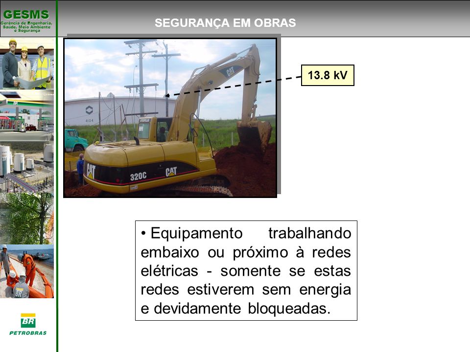 SEGURANÇA EM OBRAS 13.8 kV.