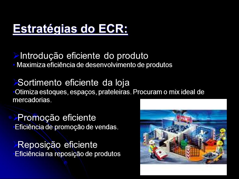 Estratégias do ECR: Introdução eficiente do produto