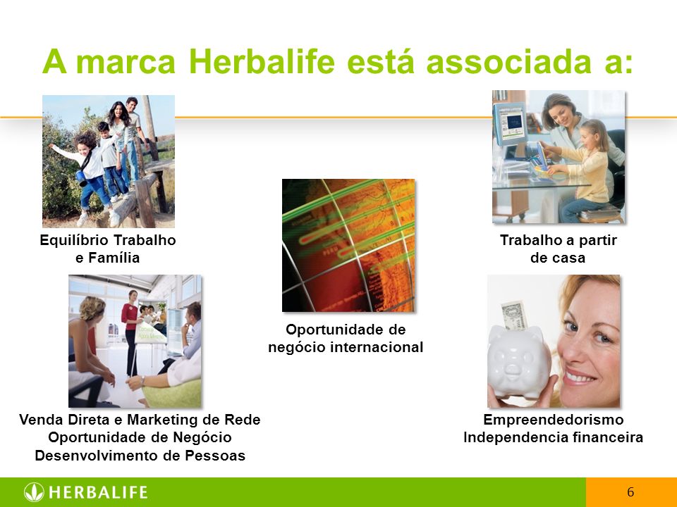 A marca Herbalife está associada a: