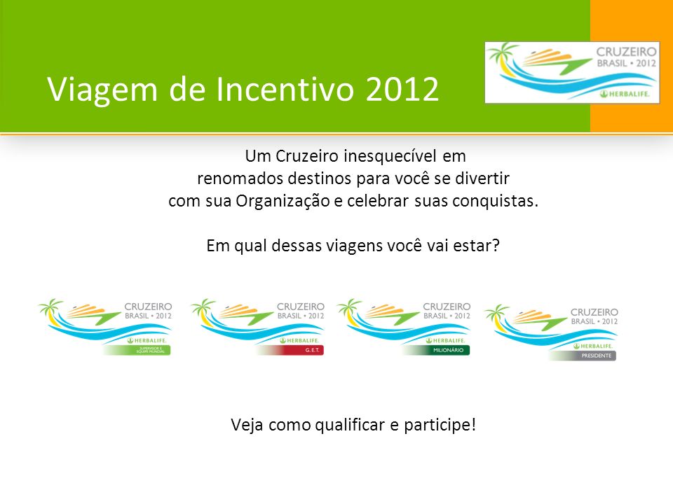 Viagem de Incentivo 2012
