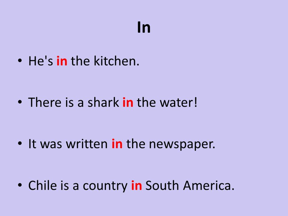 In He s in the kitchen. There is a shark in the water!