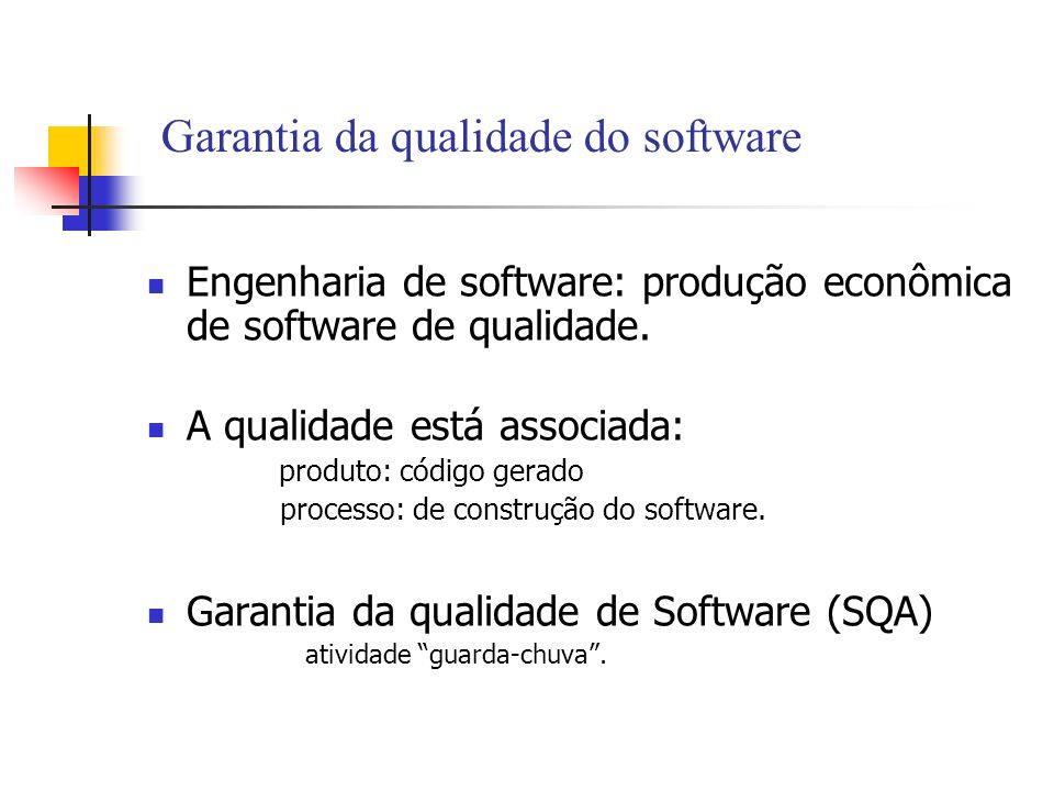 Garantia da qualidade do software
