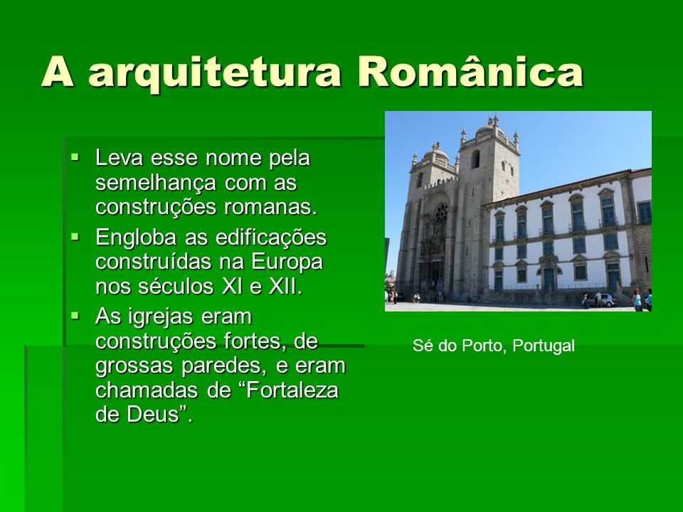 A arquitetura Românica