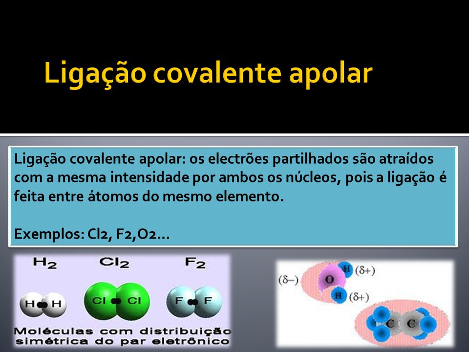 Ligação covalente apolar