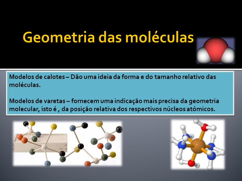 Geometria das moléculas