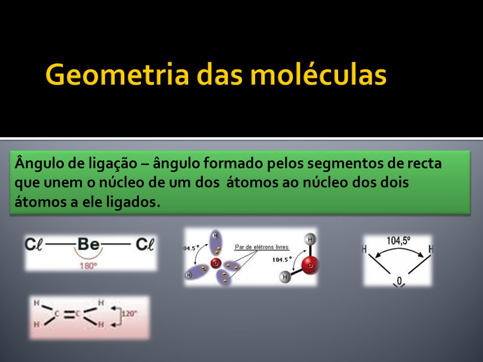 Geometria das moléculas