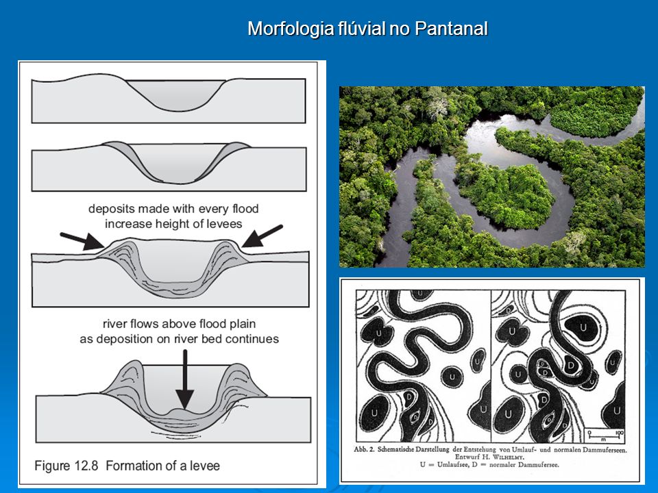 Morfologia flúvial no Pantanal