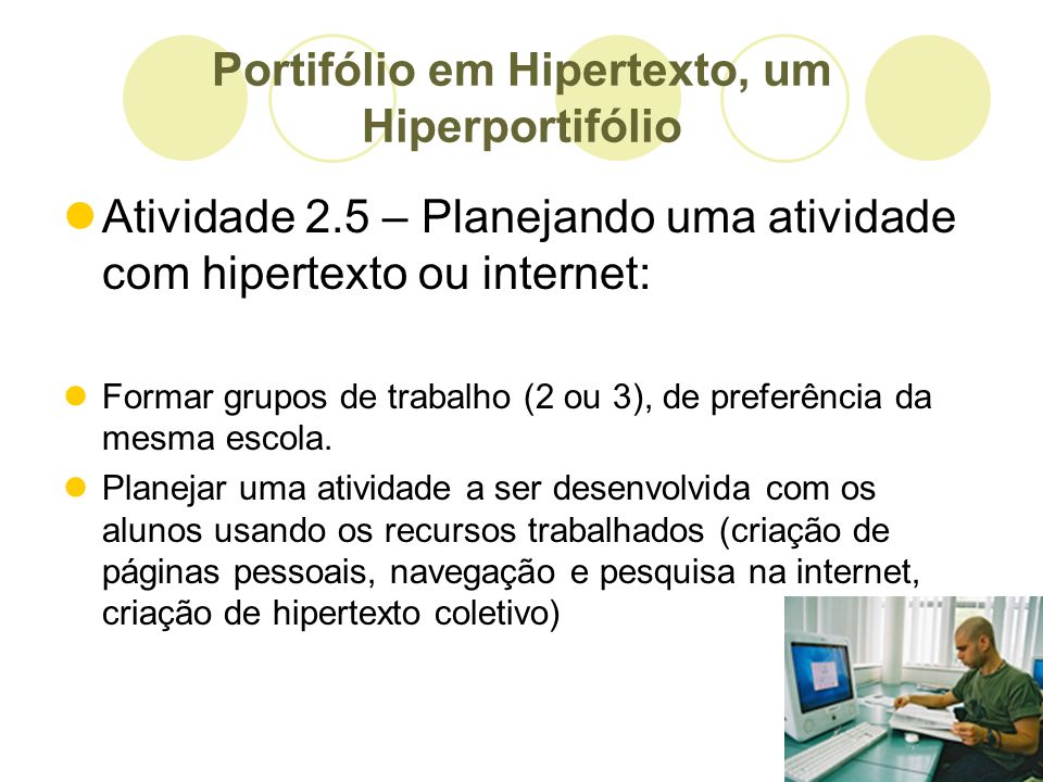 Portifólio em Hipertexto, um Hiperportifólio