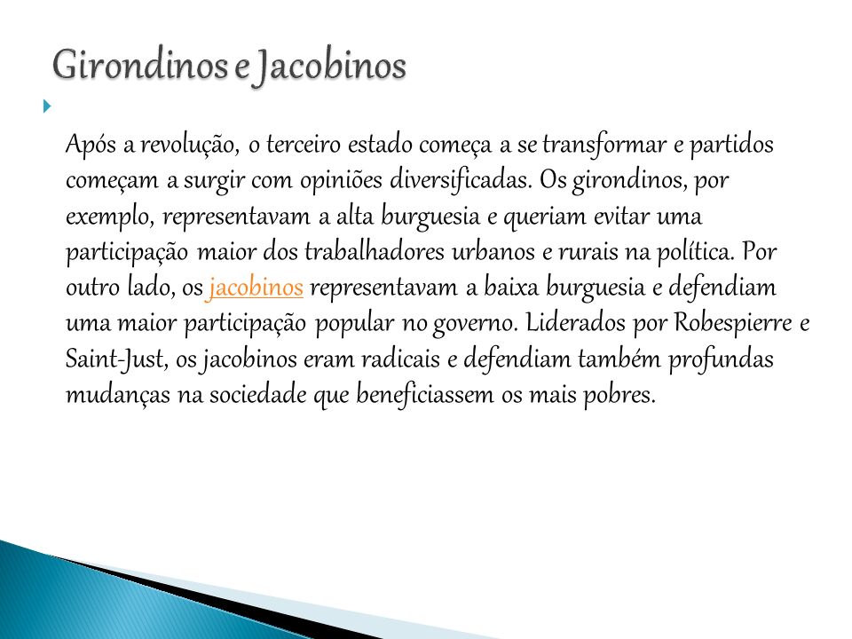 Girondinos e Jacobinos