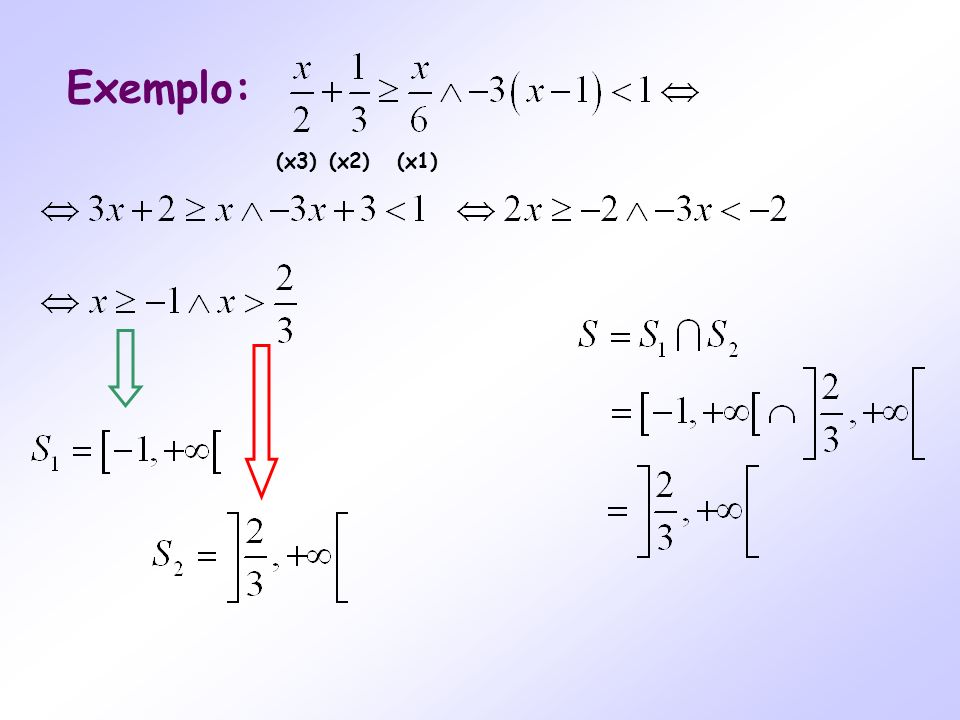 Exemplo: (x3) (x2) (x1)