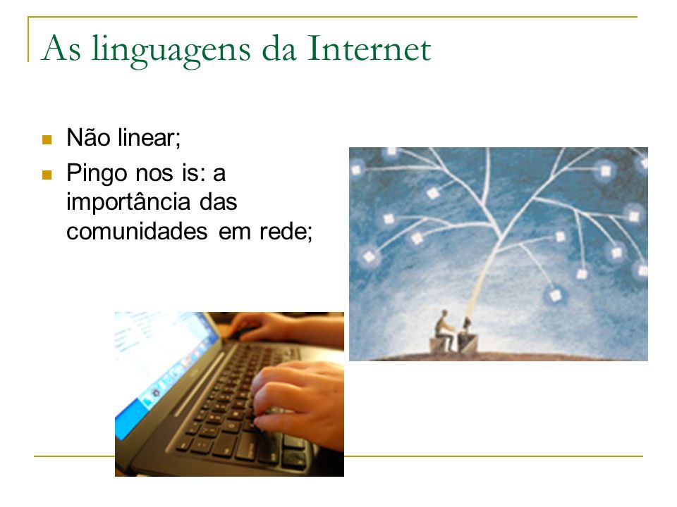 As linguagens da Internet