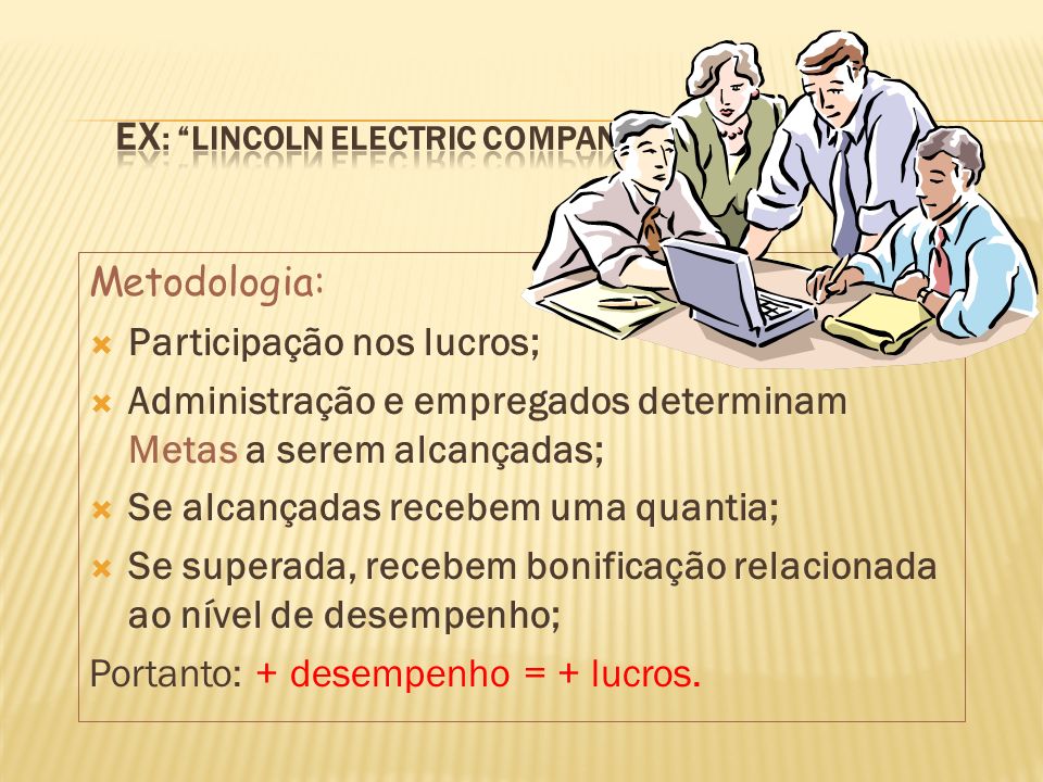 Ex: Lincoln Electric Company