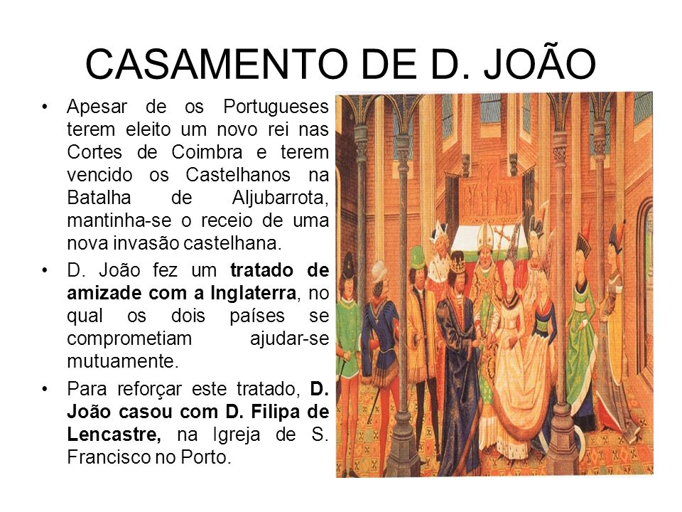 CASAMENTO DE D. JOÃO