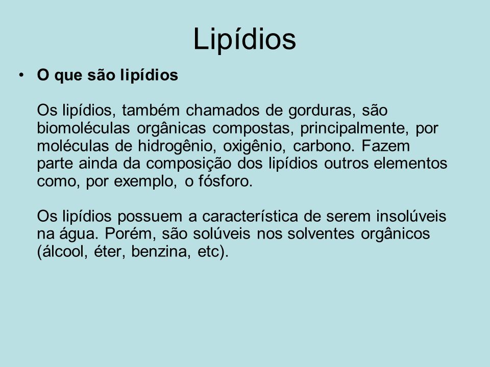 Lipídios