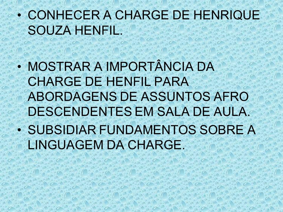 CONHECER A CHARGE DE HENRIQUE SOUZA HENFIL.