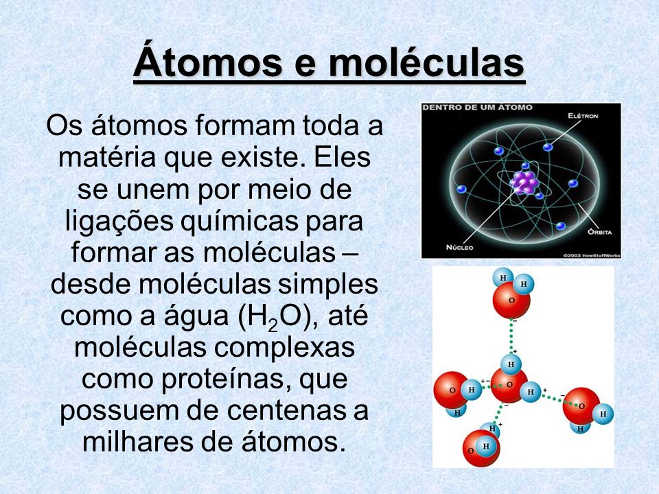 Átomos e moléculas