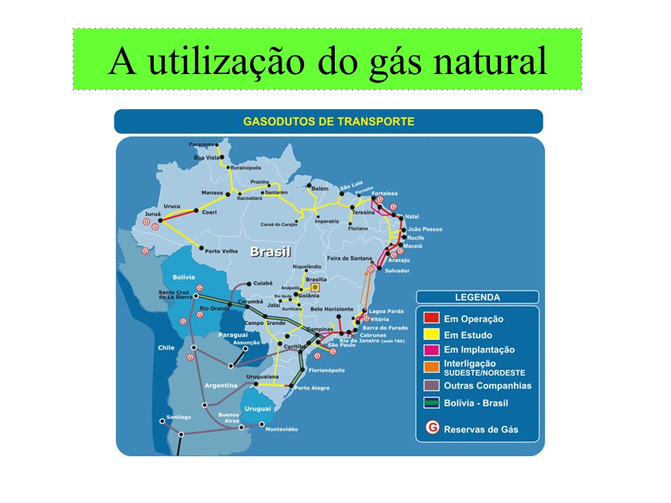A utilização do gás natural