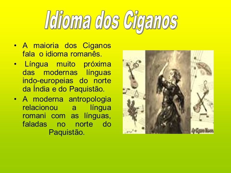 Os ciganos de Portugal - II O calão e a língua dos ciganos