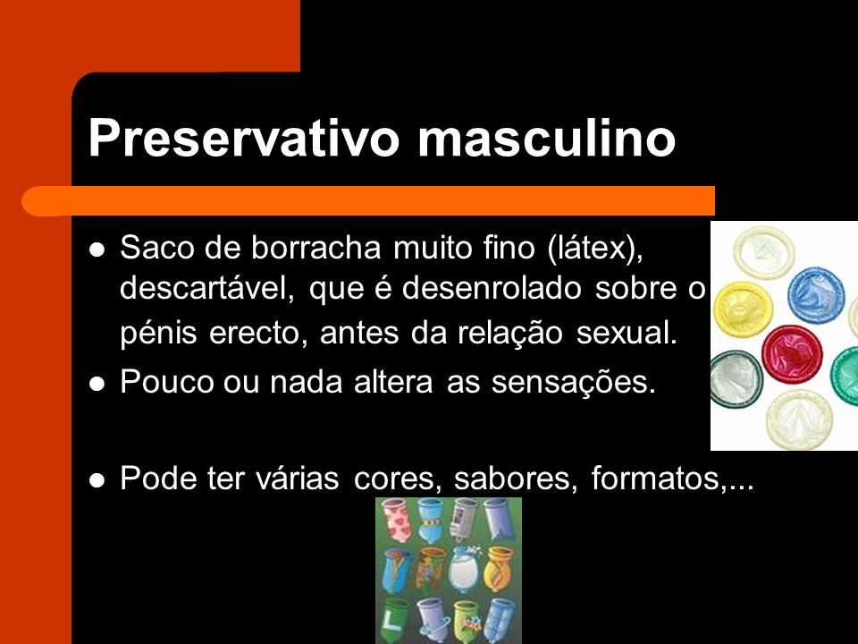 Preservativo masculino