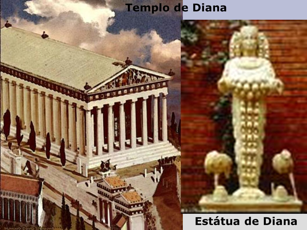 Templo de Diana Estátua de Diana