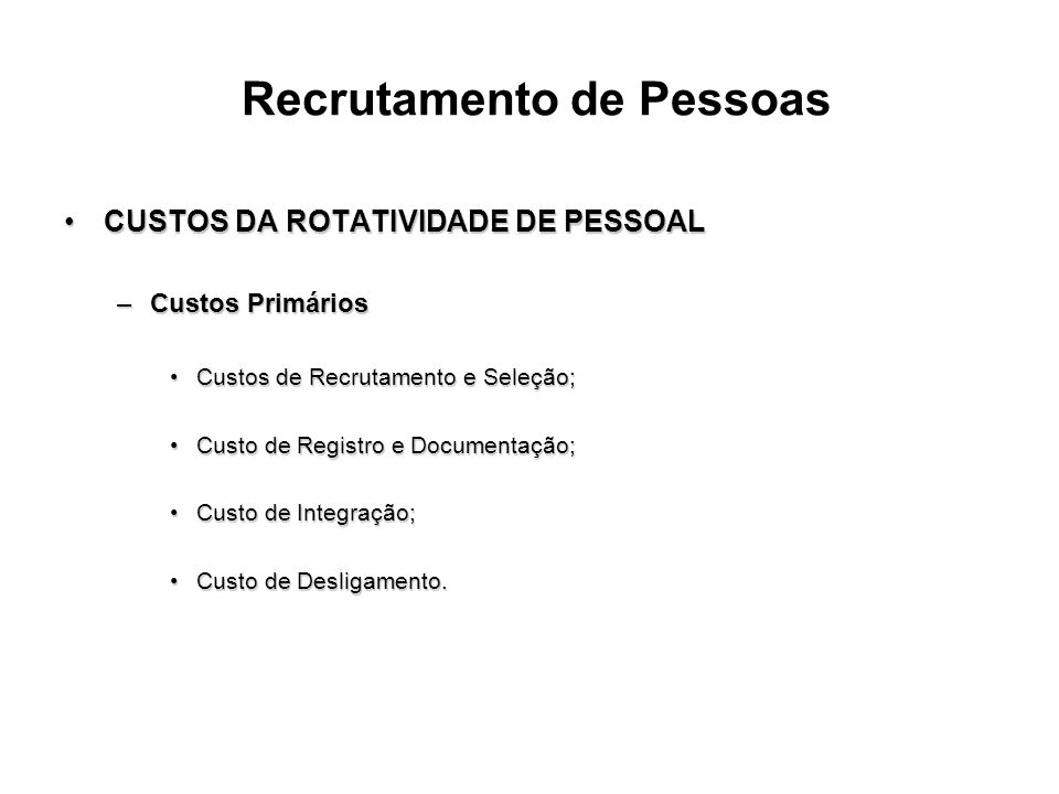 Documento de Recrutamento