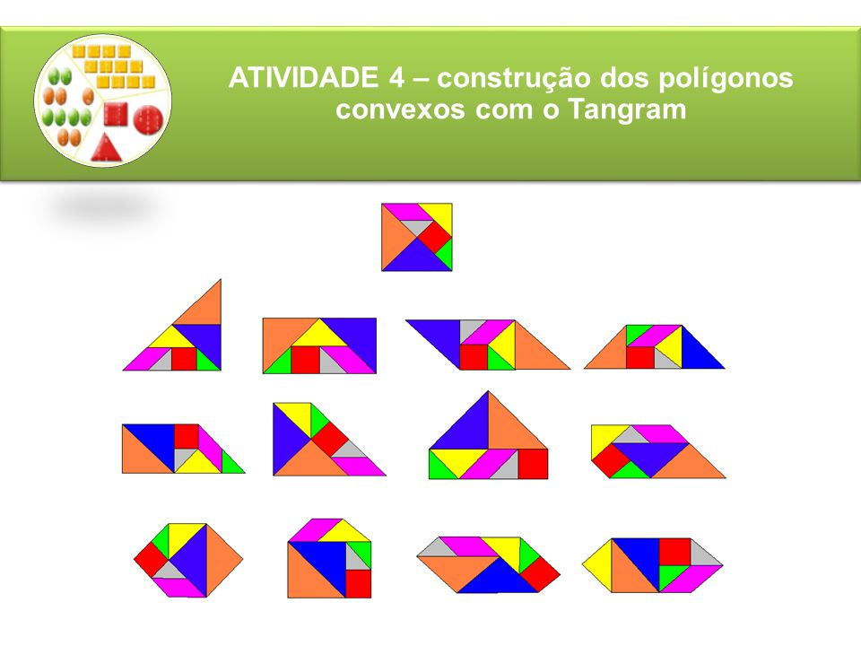 Construção do hexágono não convexo (Tangram #1 do site Racha Cuca) - Blog  do Prof. H