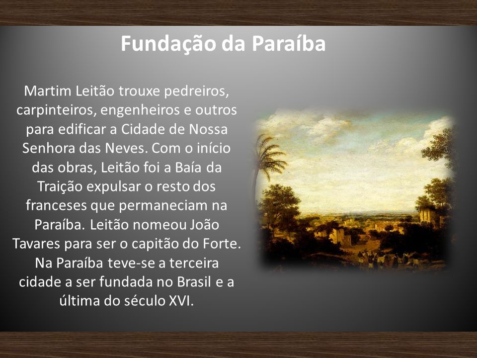 Fundação da Paraíba