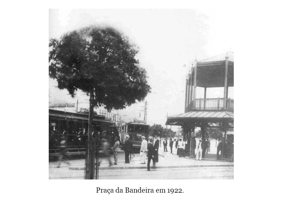 Praça da Bandeira em 1922.