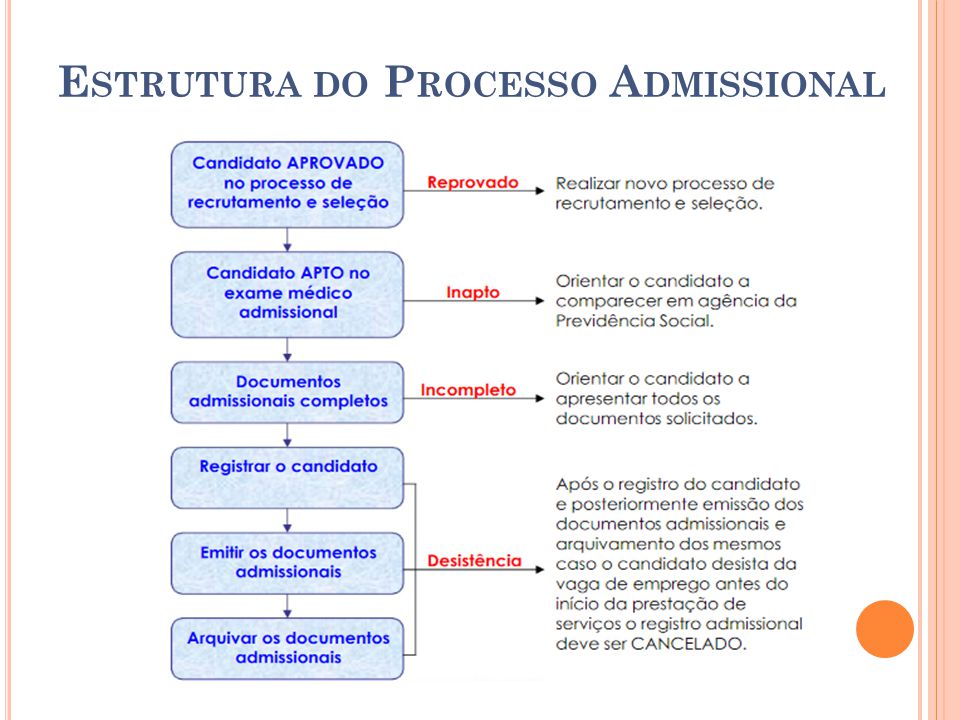 Estrutura do Processo Admissional
