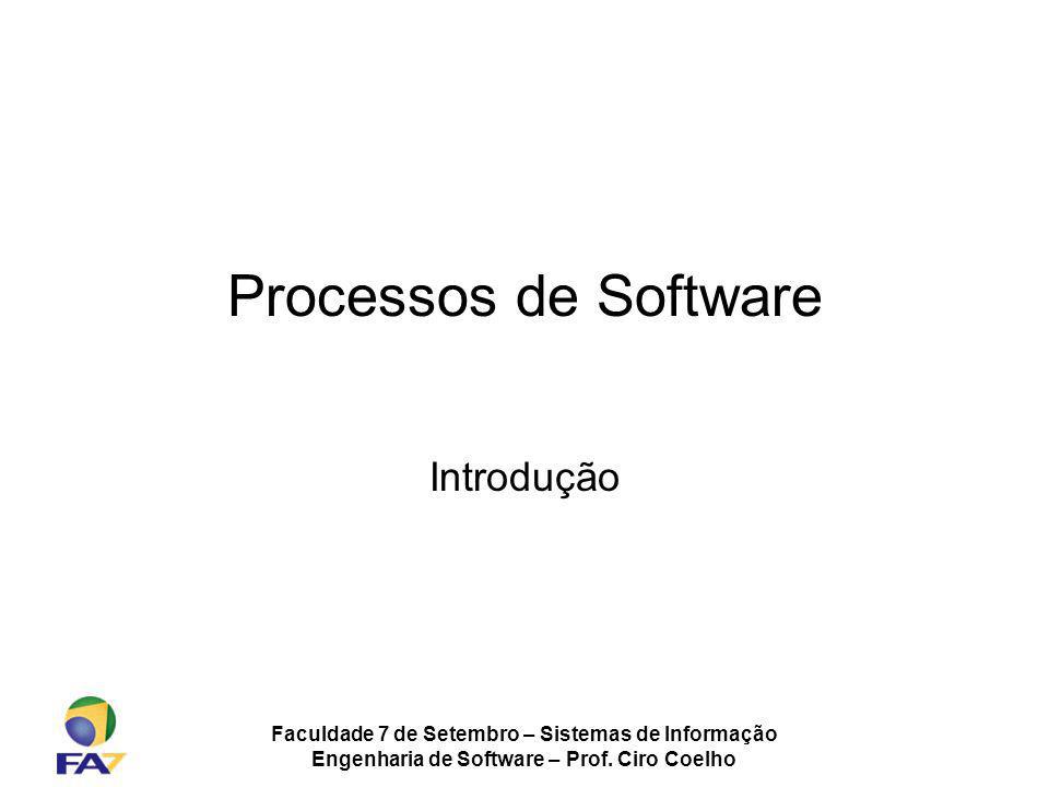 Processos de Software Introdução